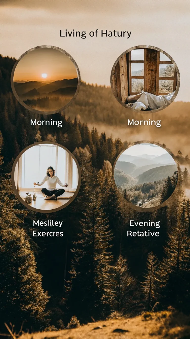 Daily Ayurvedic routine in harmony with nature's cycles