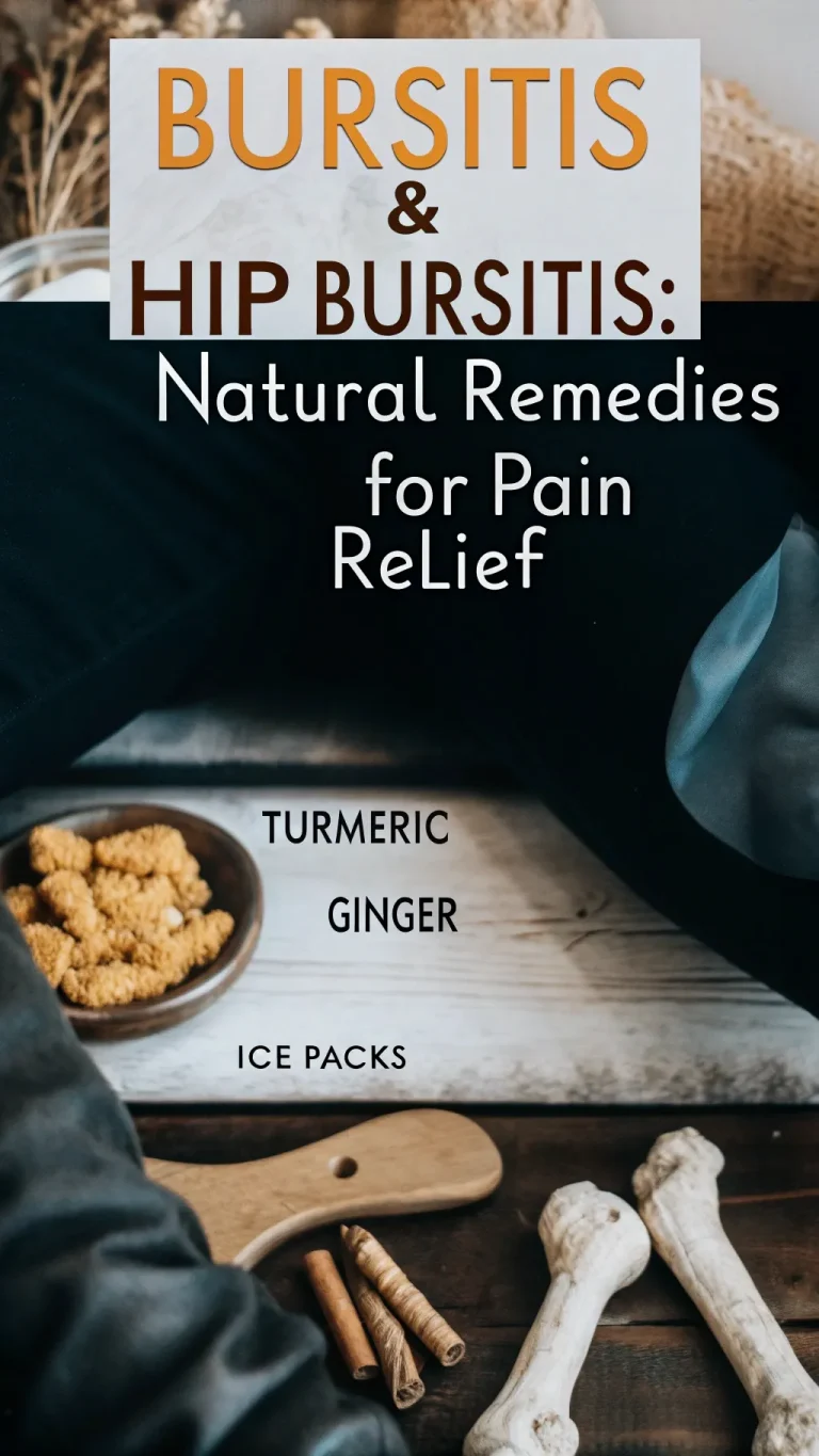 Natural remedies for bursitis and hip bursitis pain relief