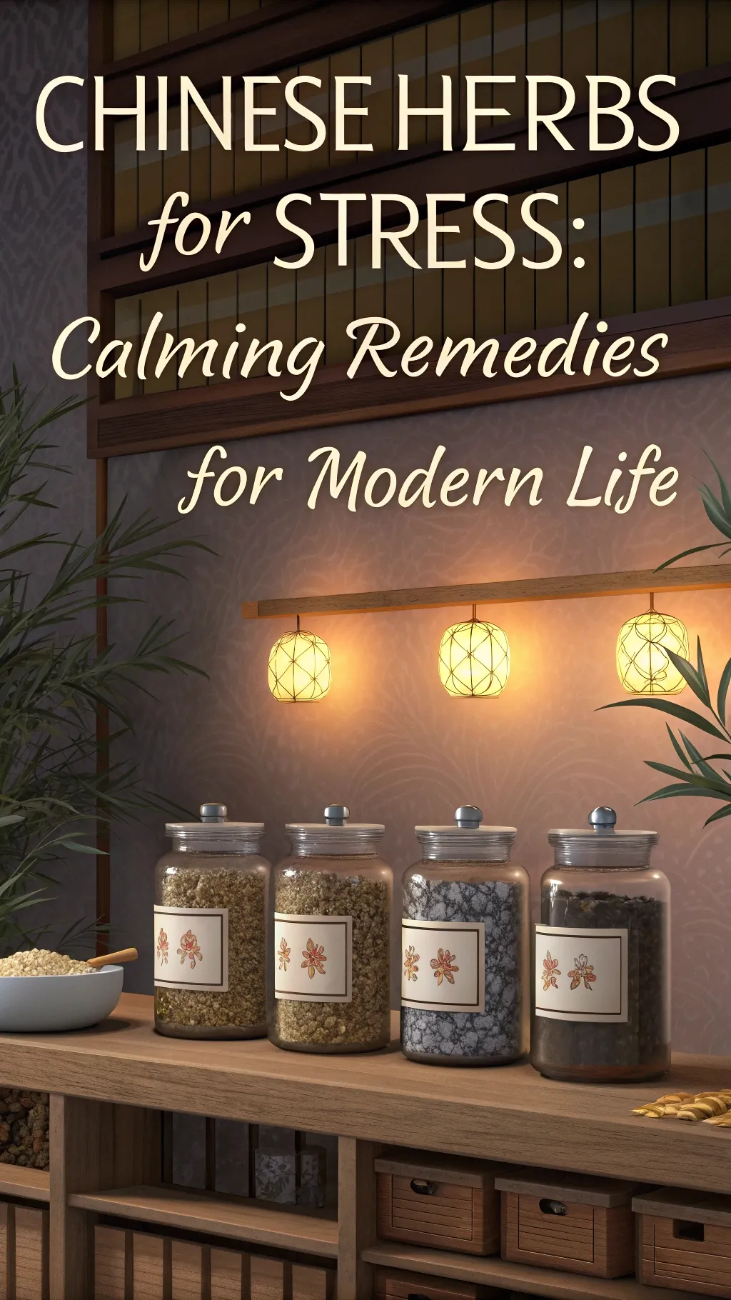 Calming Chinese herbal remedies for modern-day stress