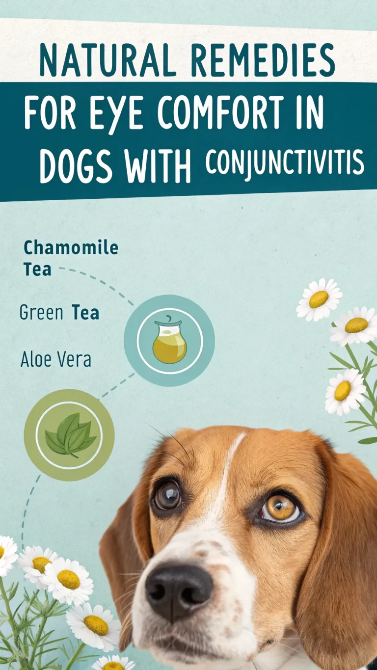 Natural remedies for conjunctivitis and eye comfort in dogs