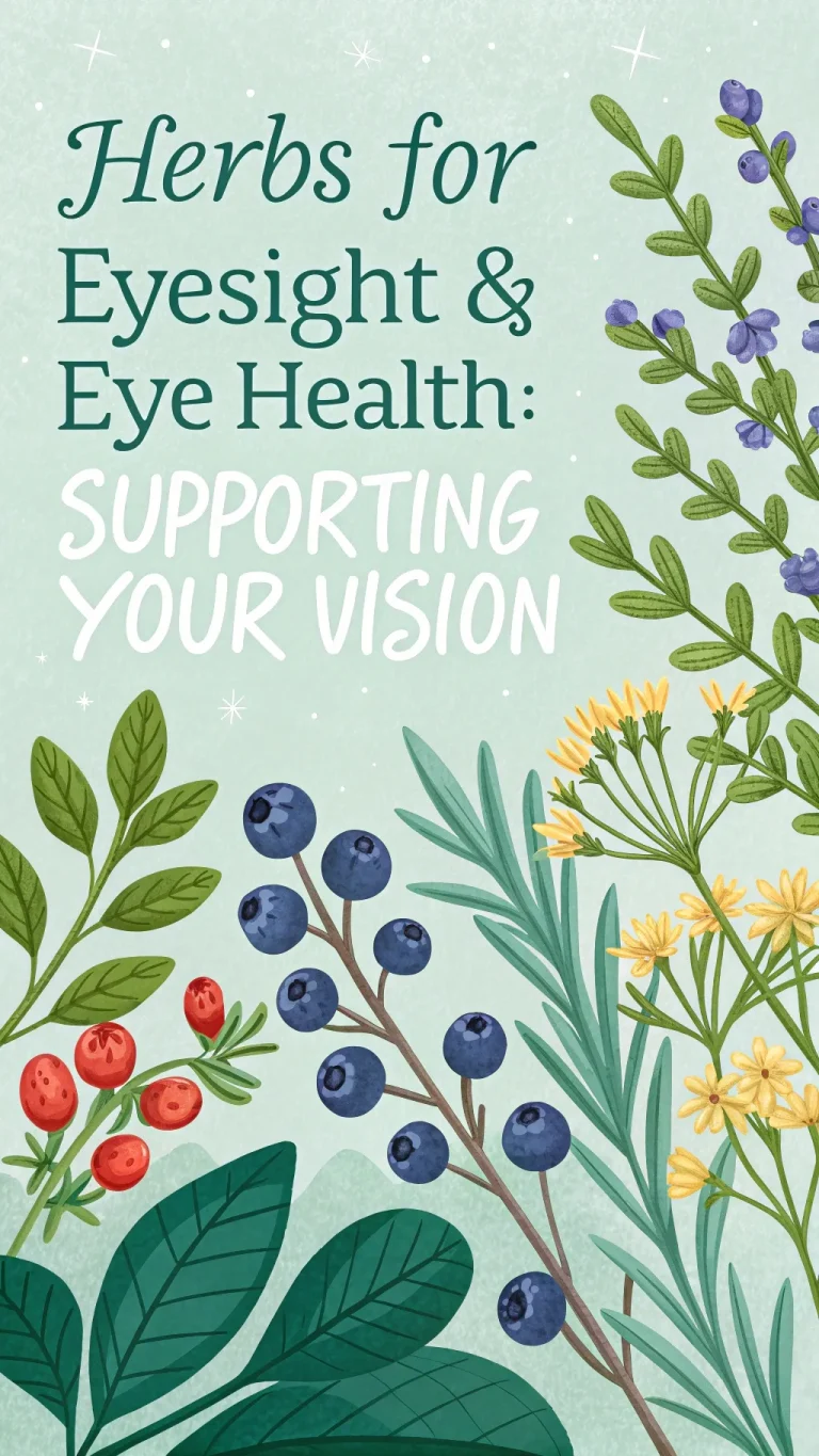 Herbs supporting eyesight and eye health