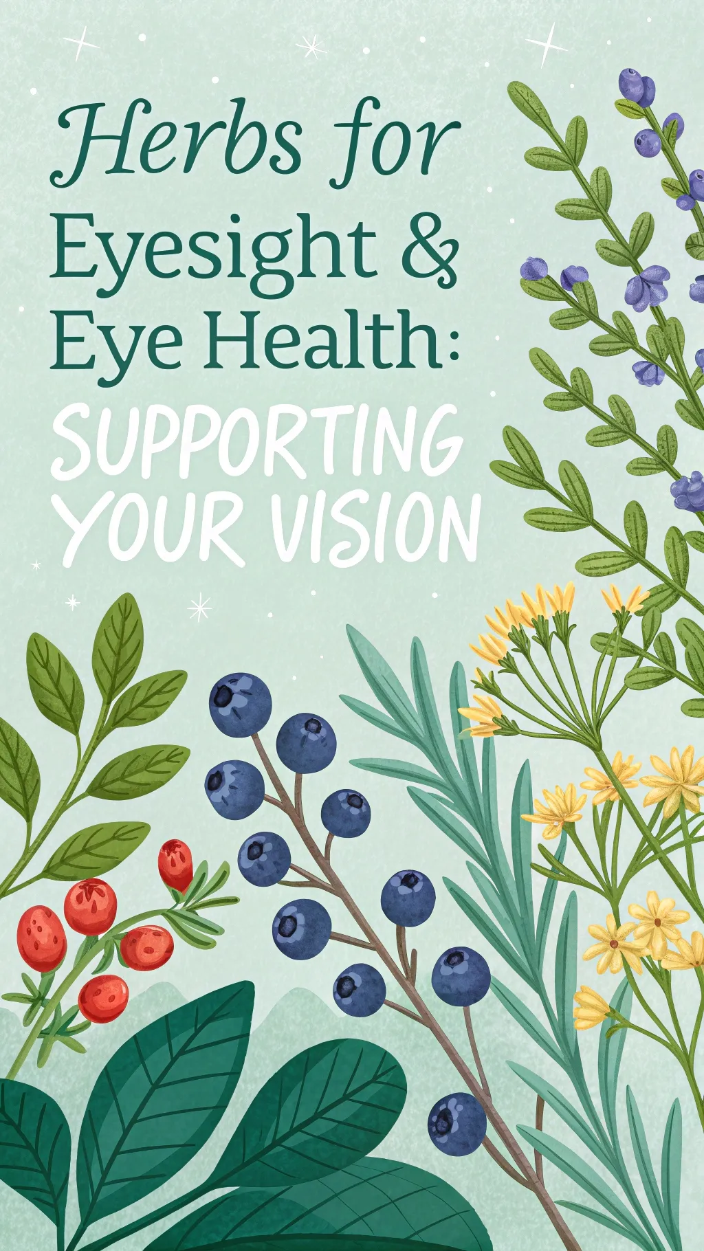 Herbs supporting eyesight and eye health