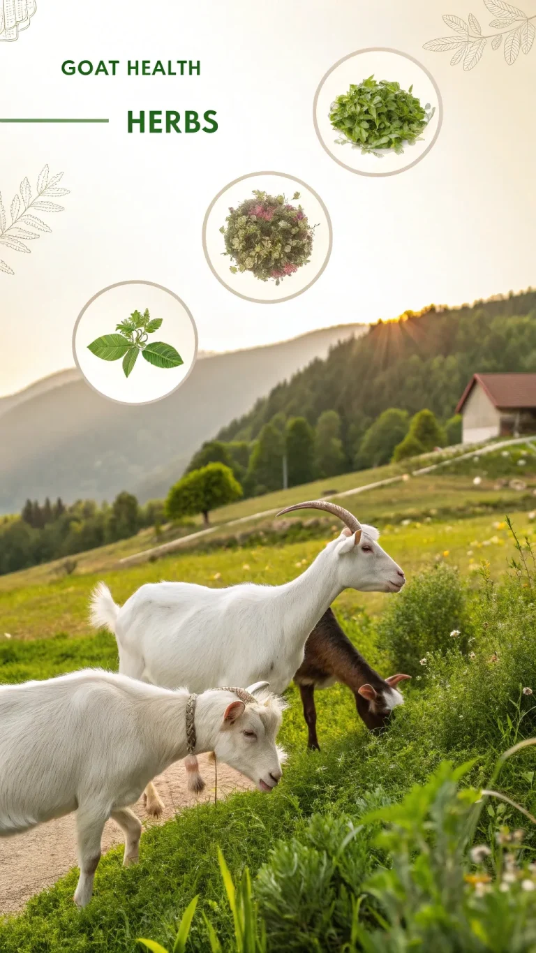 Natural herbal remedies for goat health