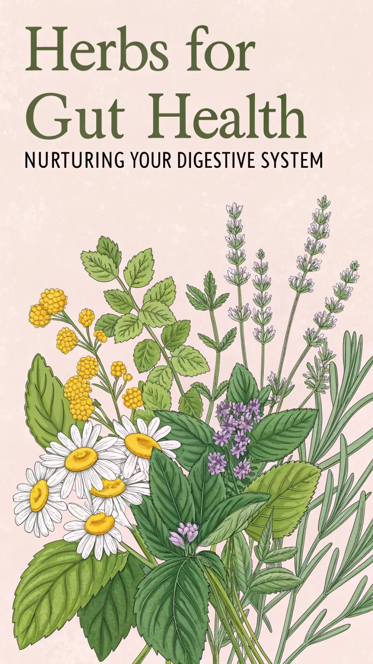 Herbs nurturing digestive system and gut health