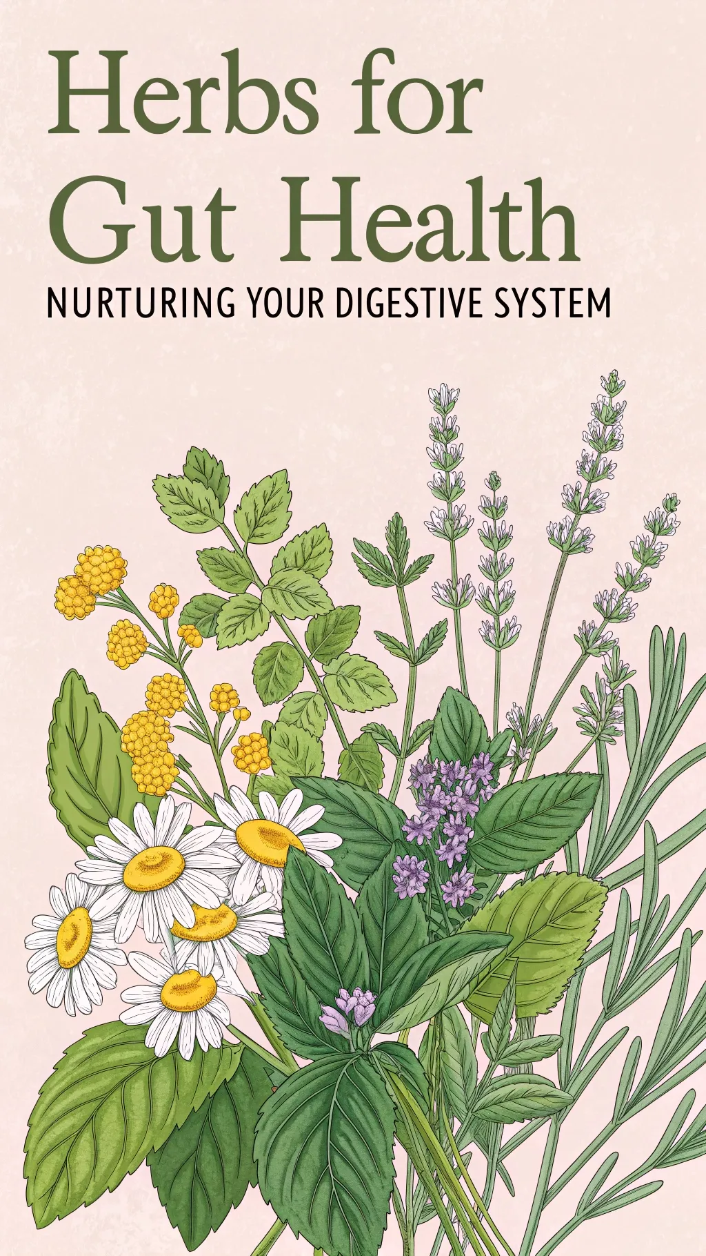 Herbs nurturing digestive system and gut health