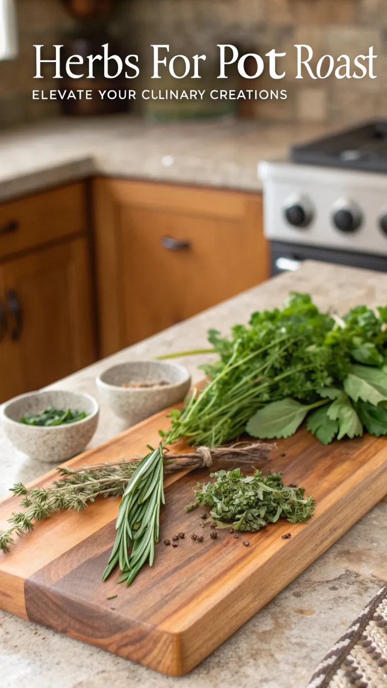 Herbs that elevate pot roast culinary creations