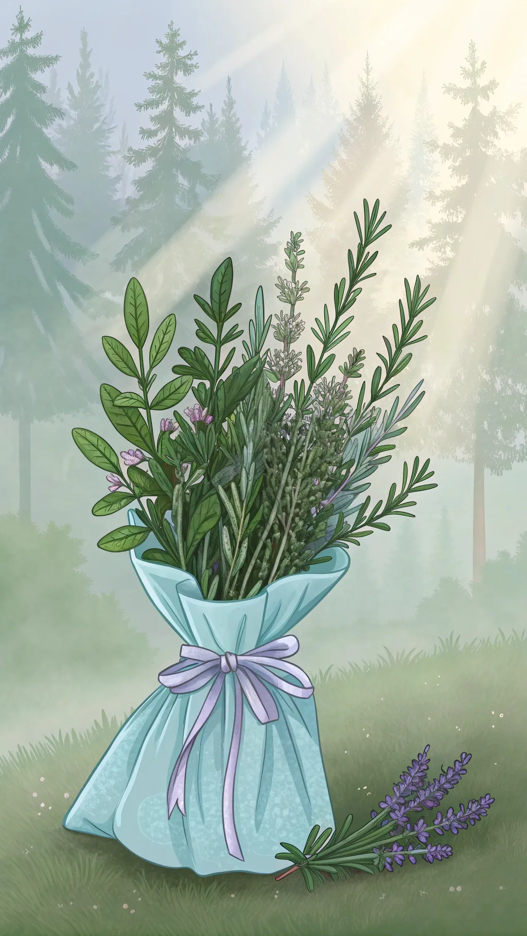 Herbs traditionally used for safe travel and protection