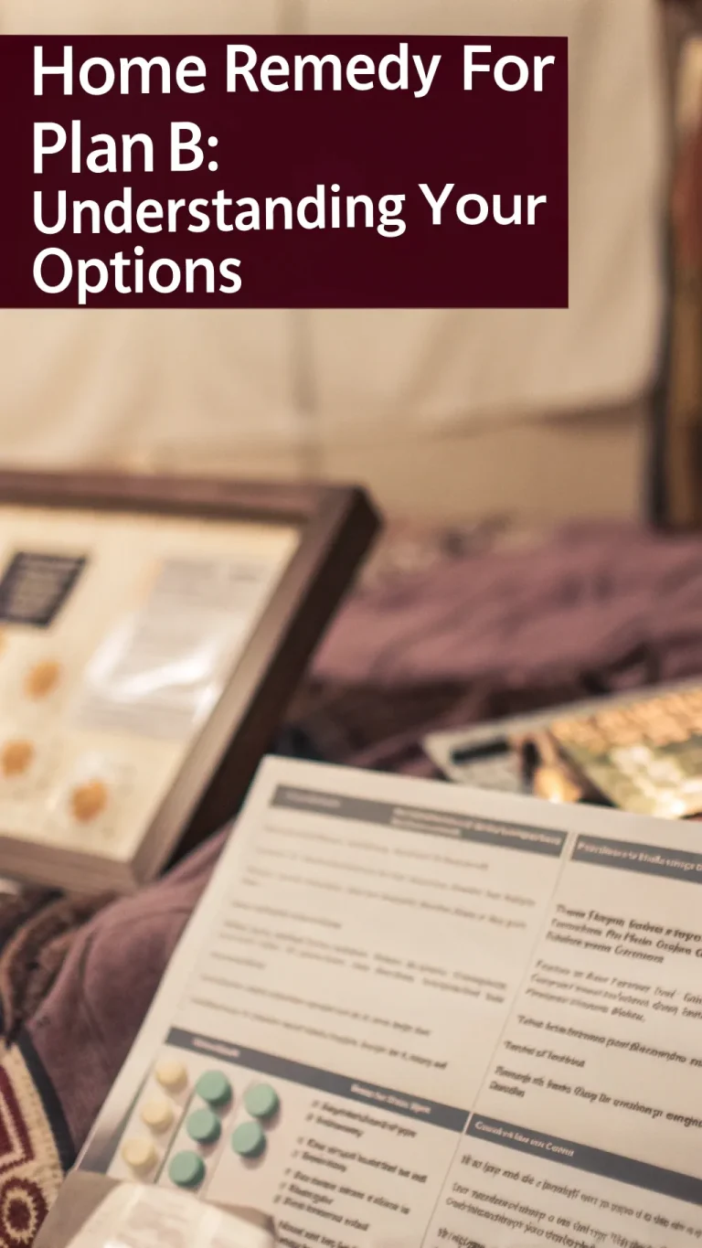 Understanding options related to Plan B home remedies