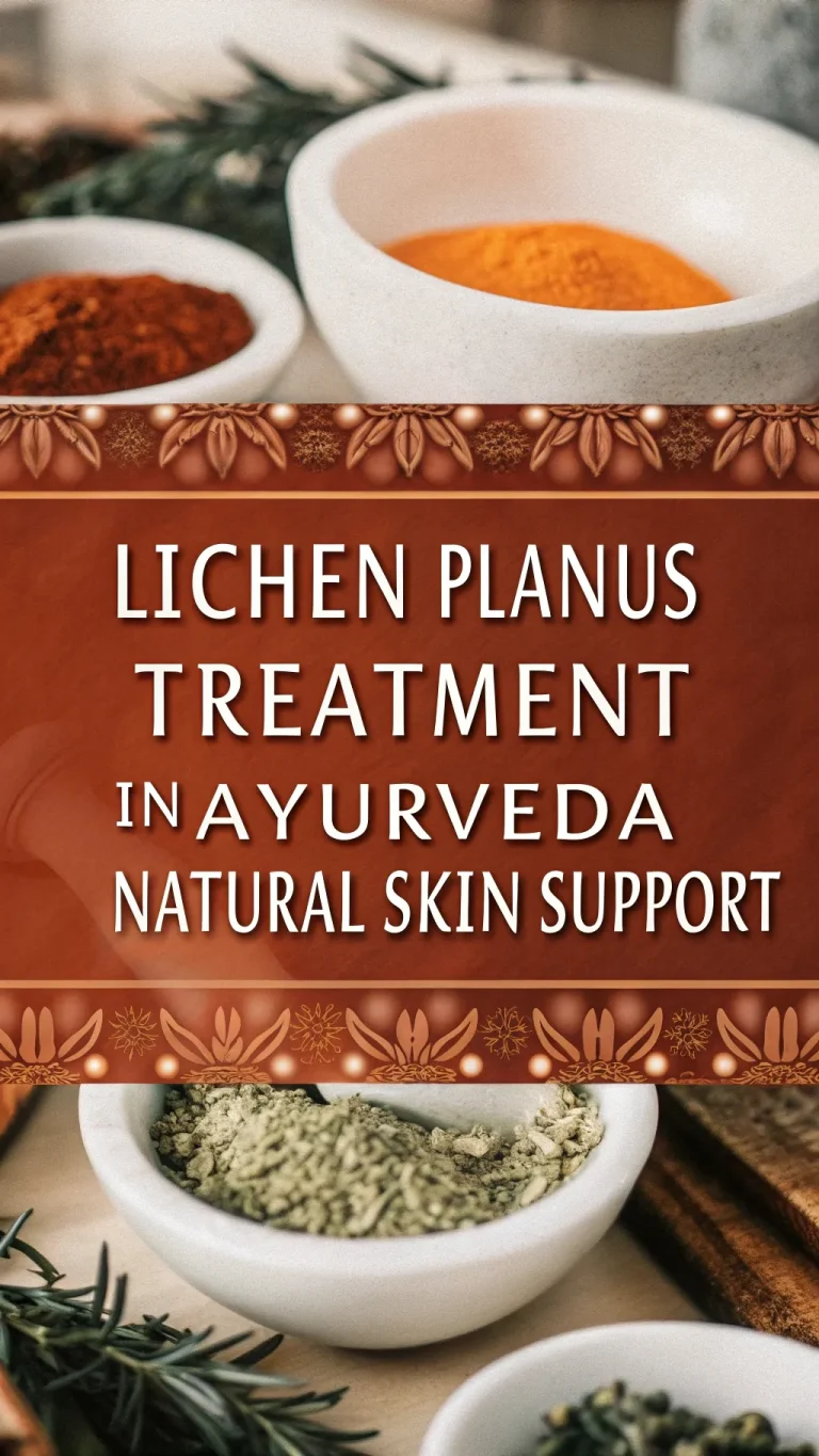Ayurvedic natural skin treatment for lichen planus