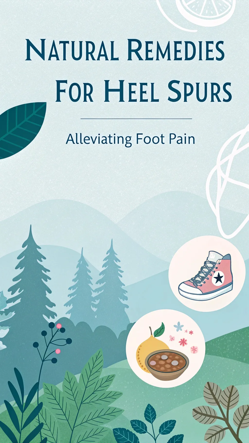Natural remedies alleviating foot pain from heel spurs