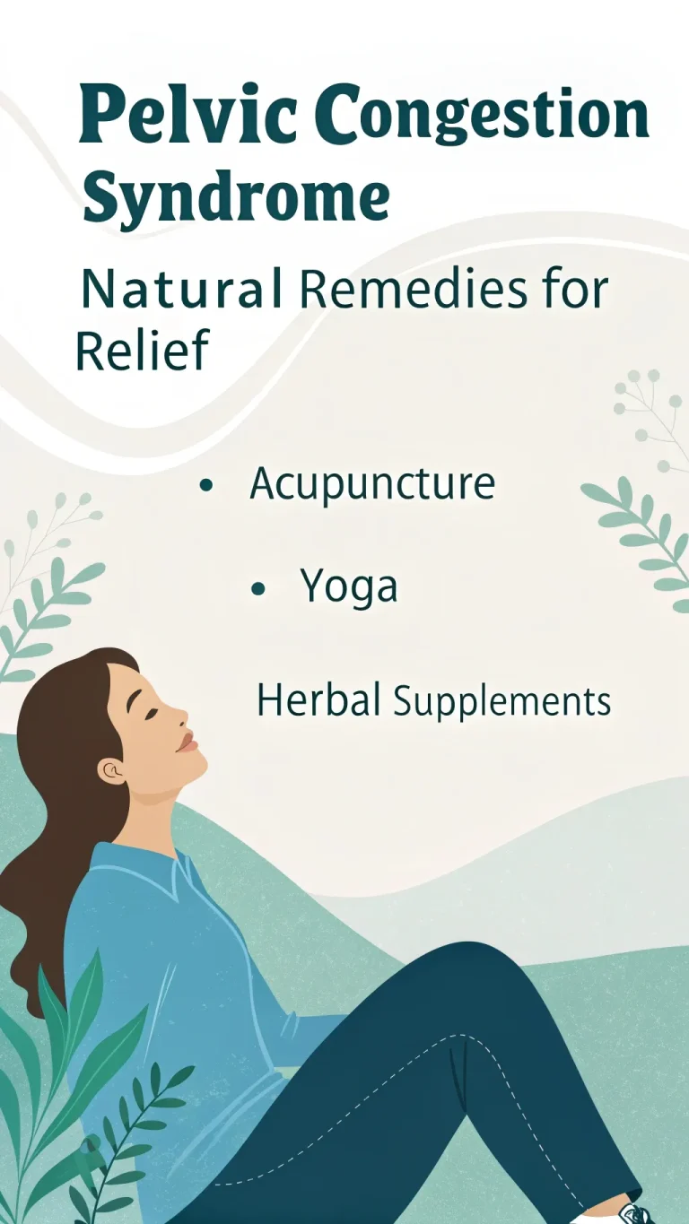 Natural remedies for relief from pelvic congestion syndrome