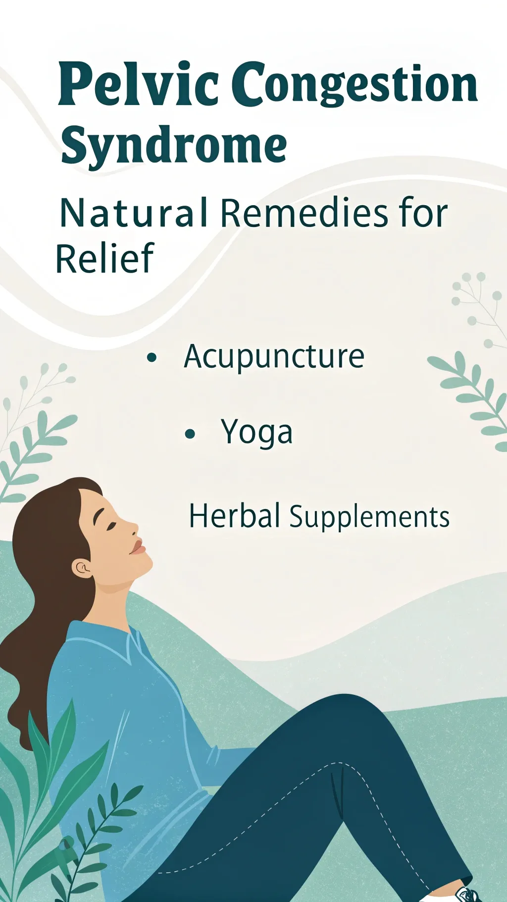 Natural remedies for relief from pelvic congestion syndrome