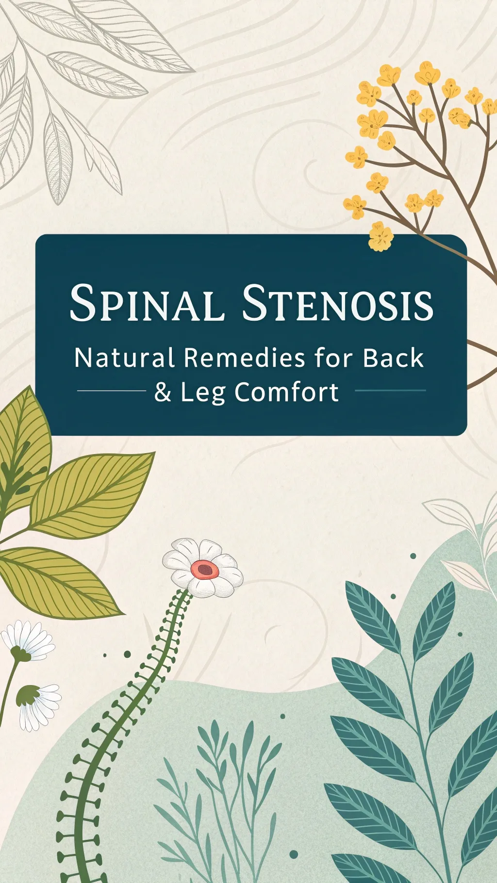 Natural remedies for spinal stenosis back and leg comfort