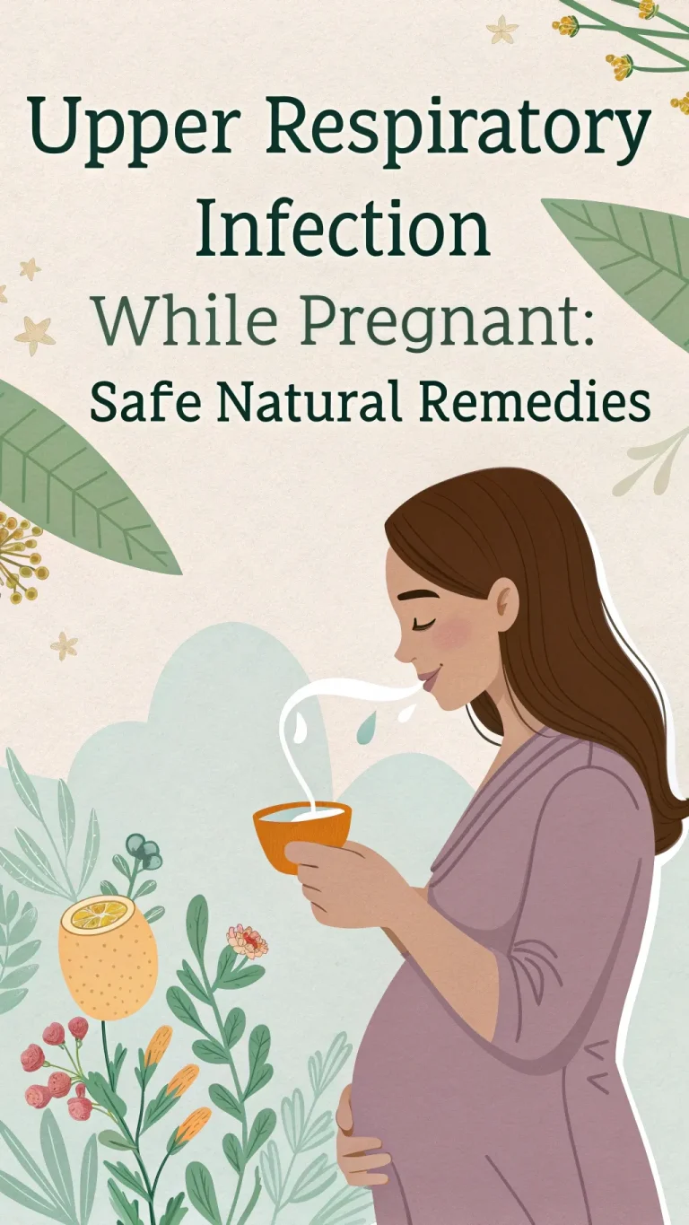 Safe natural remedies for upper respiratory infection during pregnancy