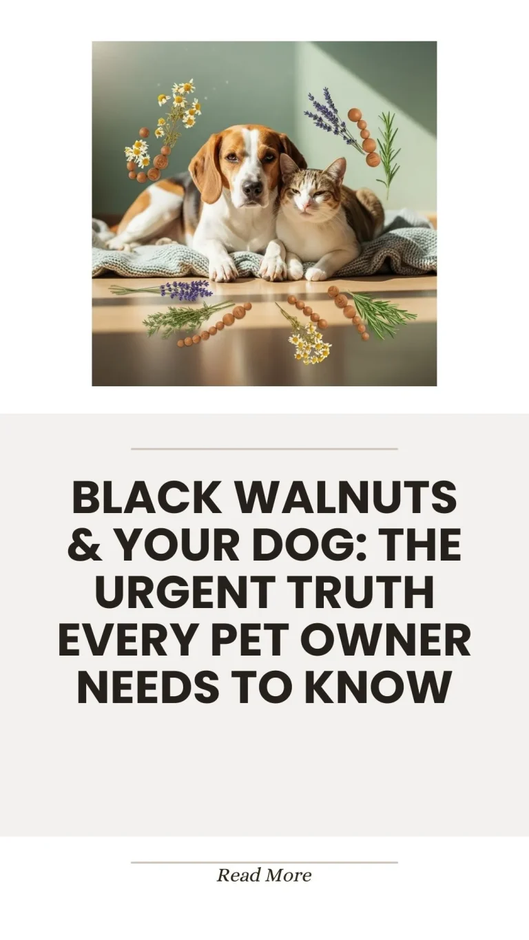 Black walnut toxicity risks for dogs