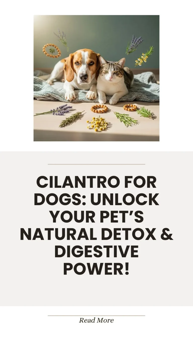 Cilantro herb and its detox benefits for dogs