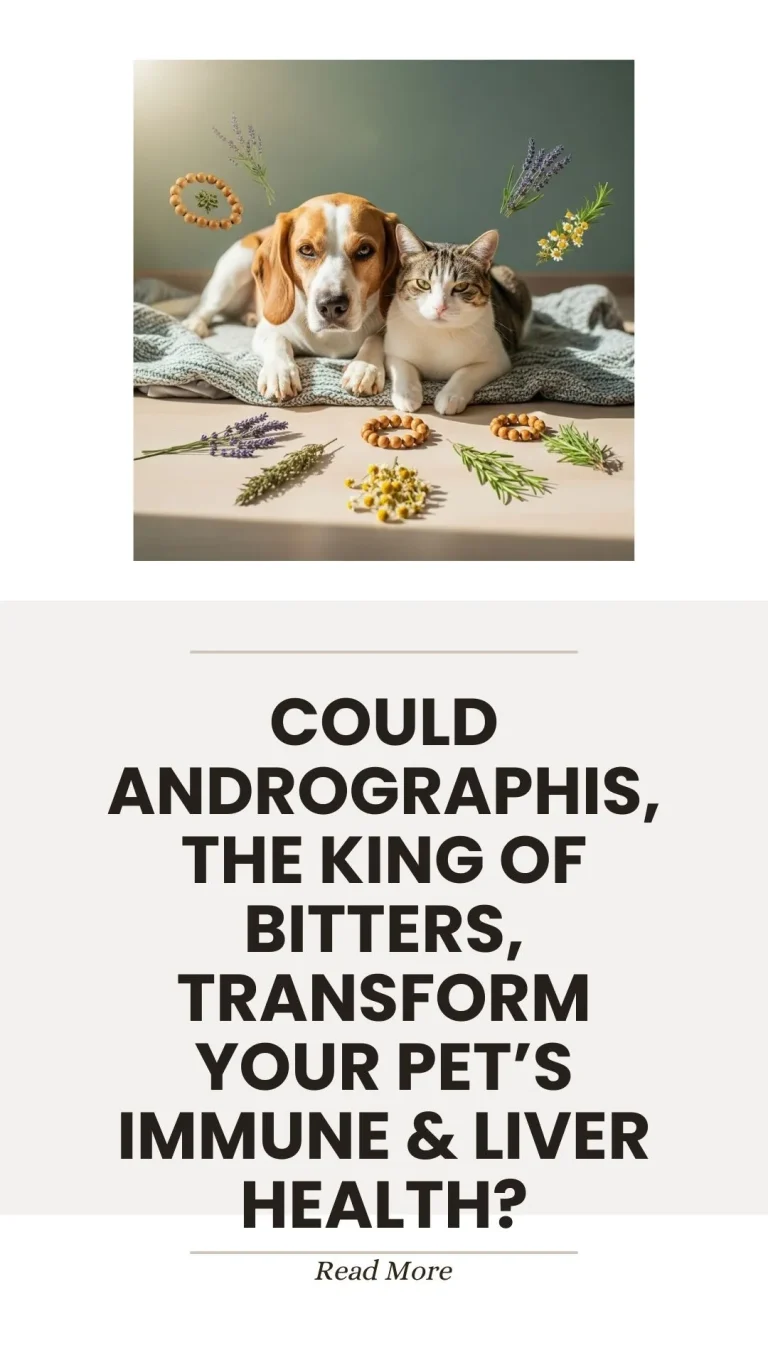 Andrographis herb for pet immune and liver support