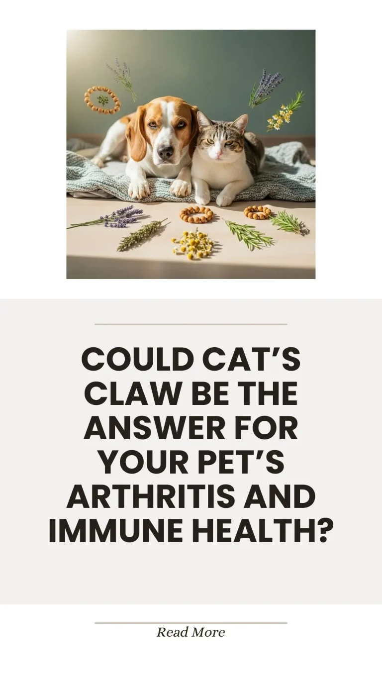 Cat's claw herb for pet arthritis and immune support