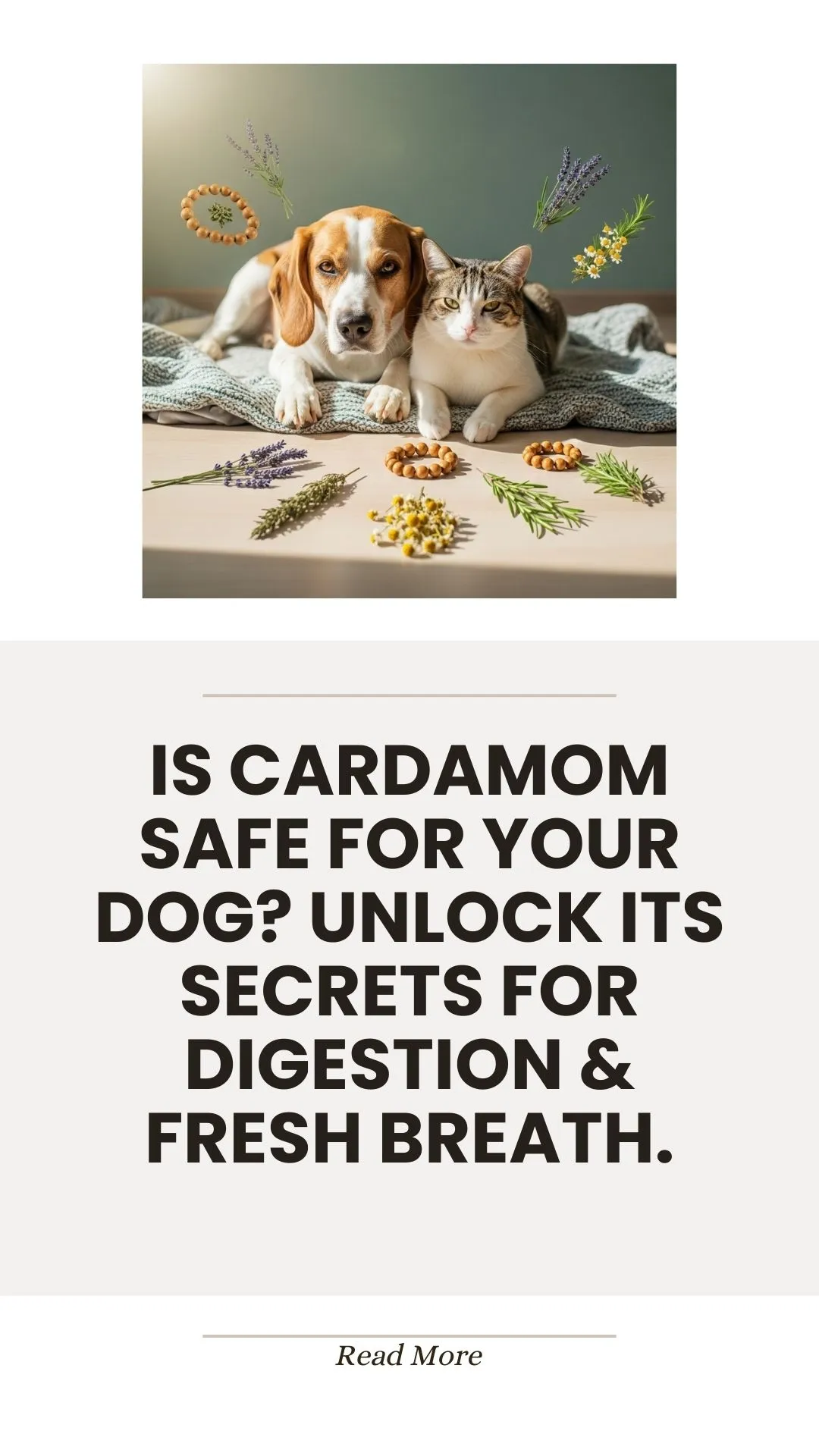 Cardamom spice and digestive benefits for dogs