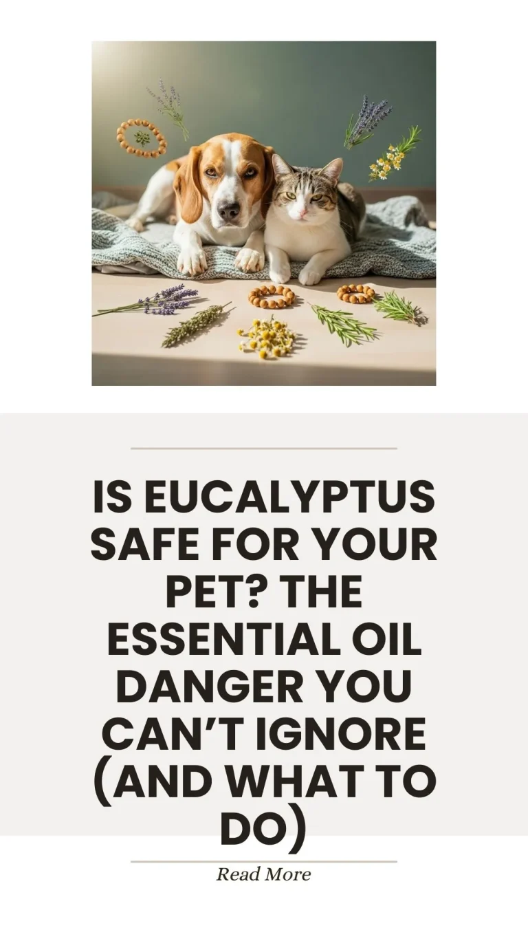 Eucalyptus essential oil danger warning for pets