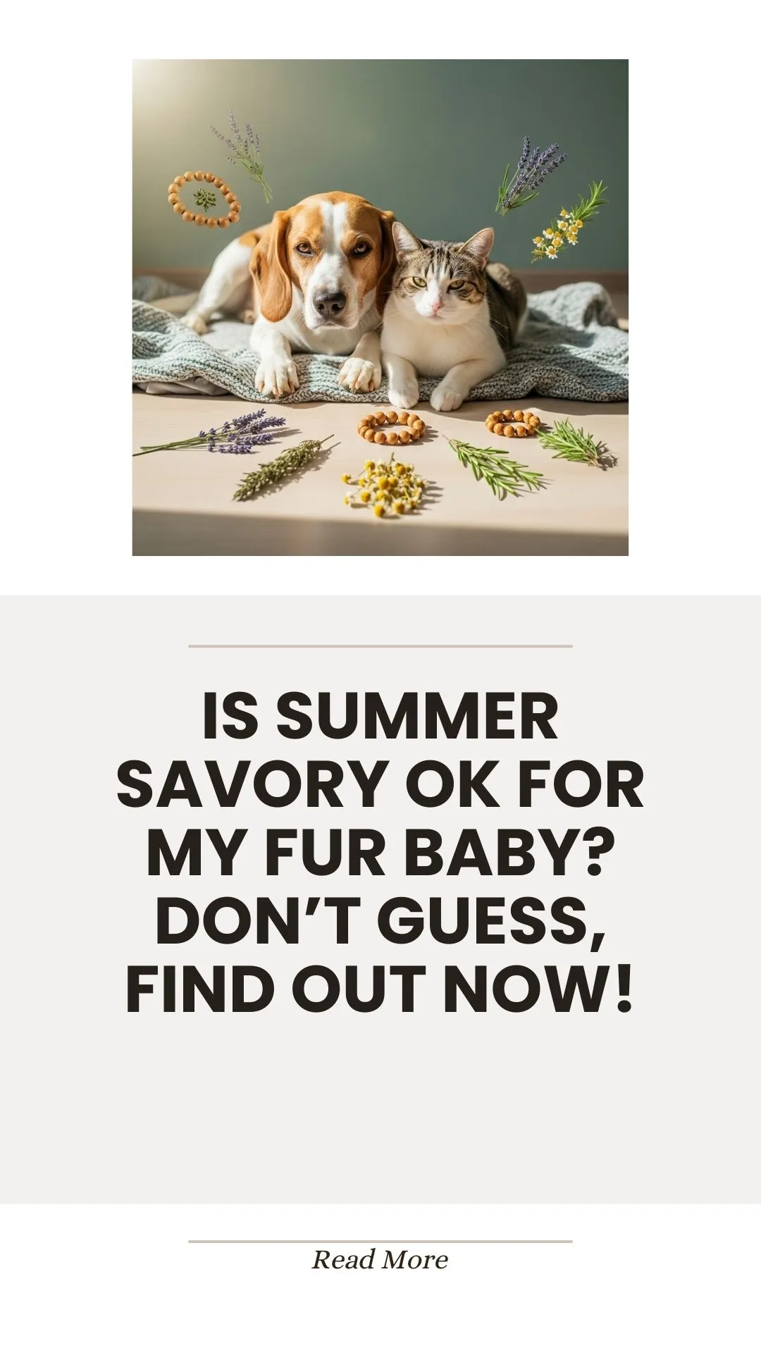 Summer savory herb safety for pets