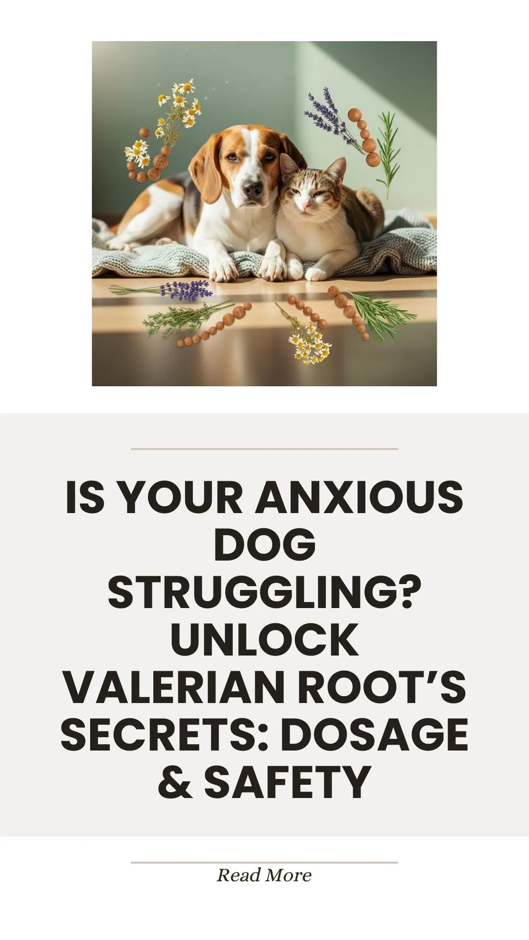 Valerian root dosage and safety for anxious dogs