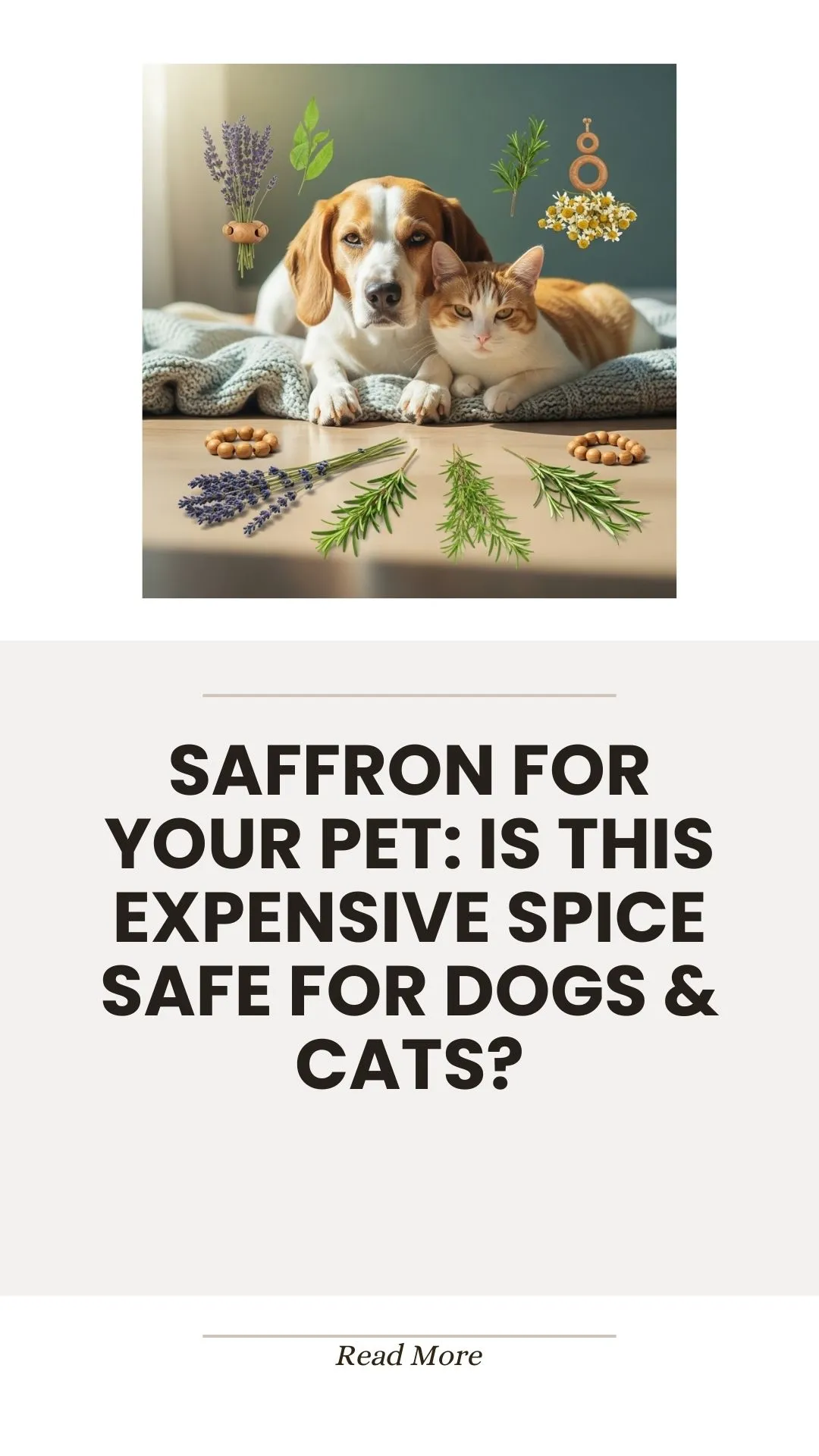 Saffron spice and its safety for dogs and cats