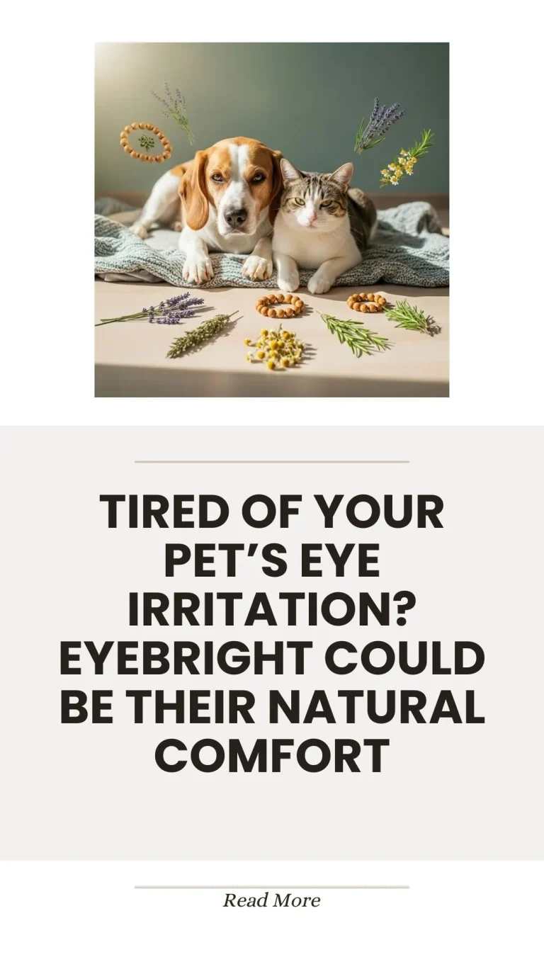 Eyebright herb for soothing pet eye irritation