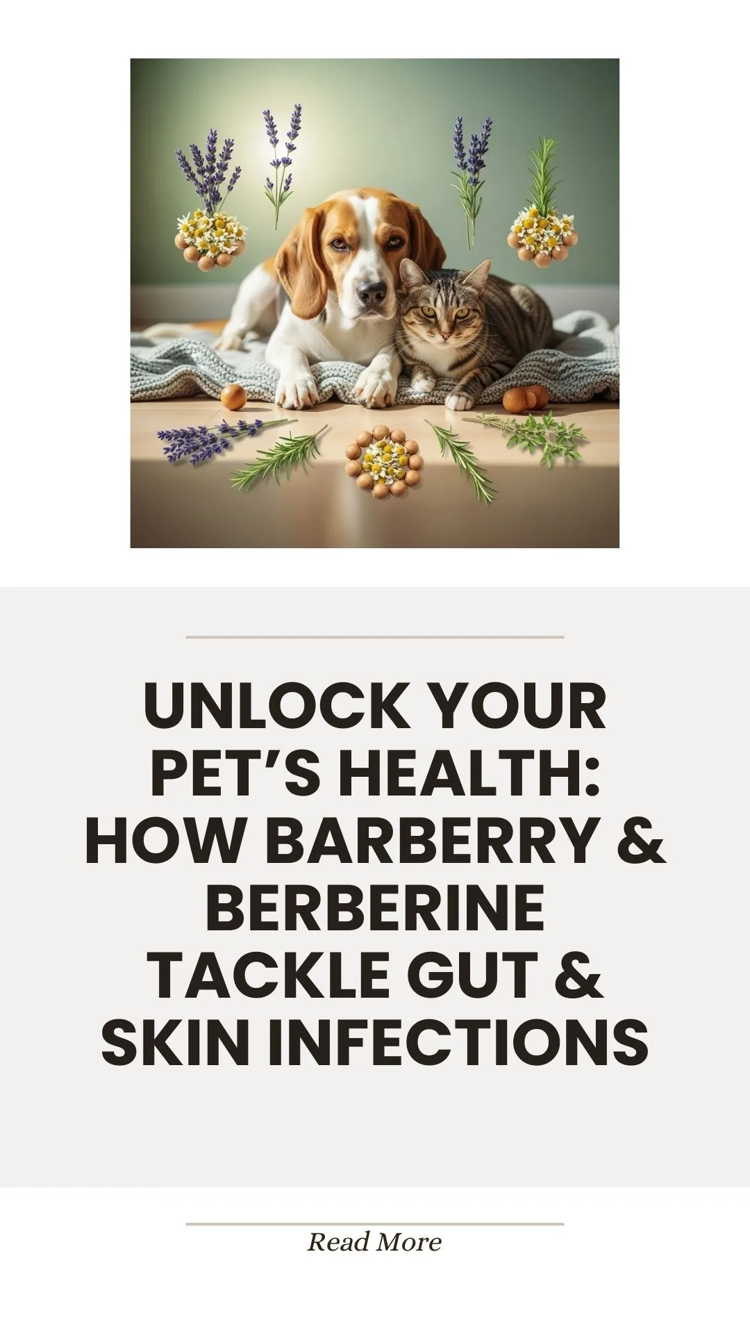 Barberry and berberine for tackling pet gut and skin infections