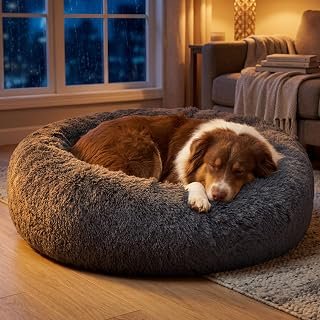 Bedsure SupportMax® Calming Dog Beds Large
